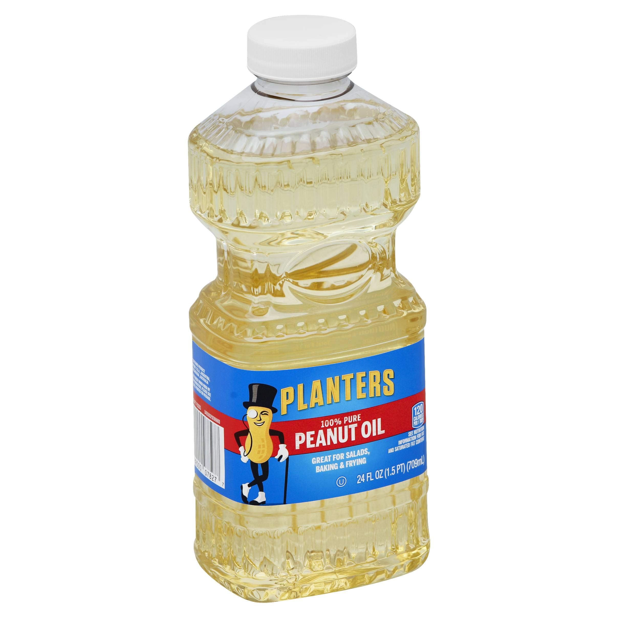 Planters Peanut Oil in Plastic Bottles - 24 Ounce (Pack of 12) | Premium Cooking Oil for Frying, Baking & Salad Dressings | Perfect for Home Kitchens & Restaurants