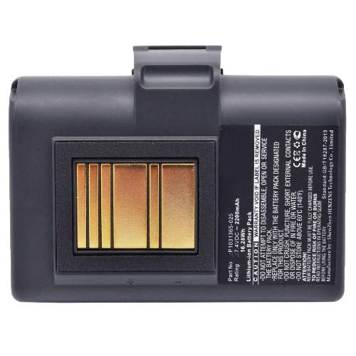 Synergy Digital Li-ion 7.4V 2200mAh Replacement Battery for Zebra ZQ610HC Mobile Printer | Compatible with AT16004, BTRY-MPP-34MA1-01, P1023901 Models | Perfect for Warehouse, Retail & Logistics Printing Operations