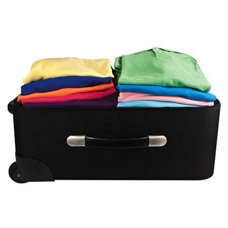Travelon Set of 2 Premium Vacuum Compression Packing Bags for Travel - Space Saving Luggage Organizers for Clothes, Blankets & Accessories | Perfect for Vacations, Camping & Business Trips