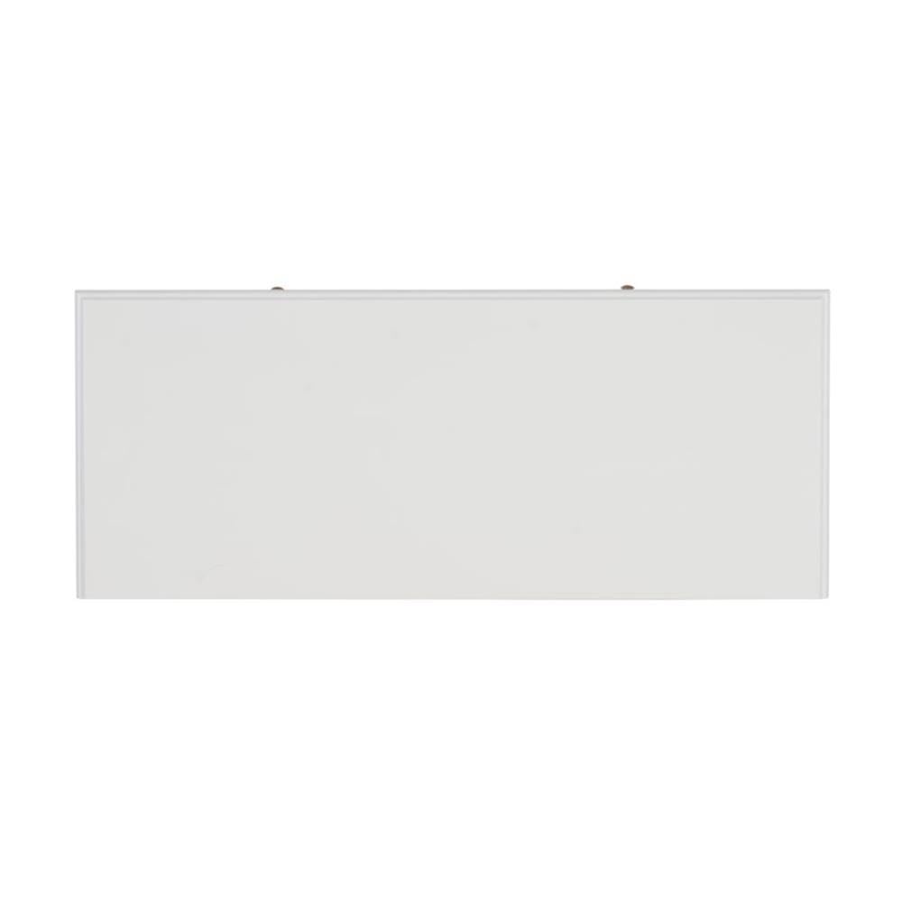 UrbanPro Transitional Two Drawer Metal Desk in White - Modern Home Office Furniture for Small Spaces & Workstations