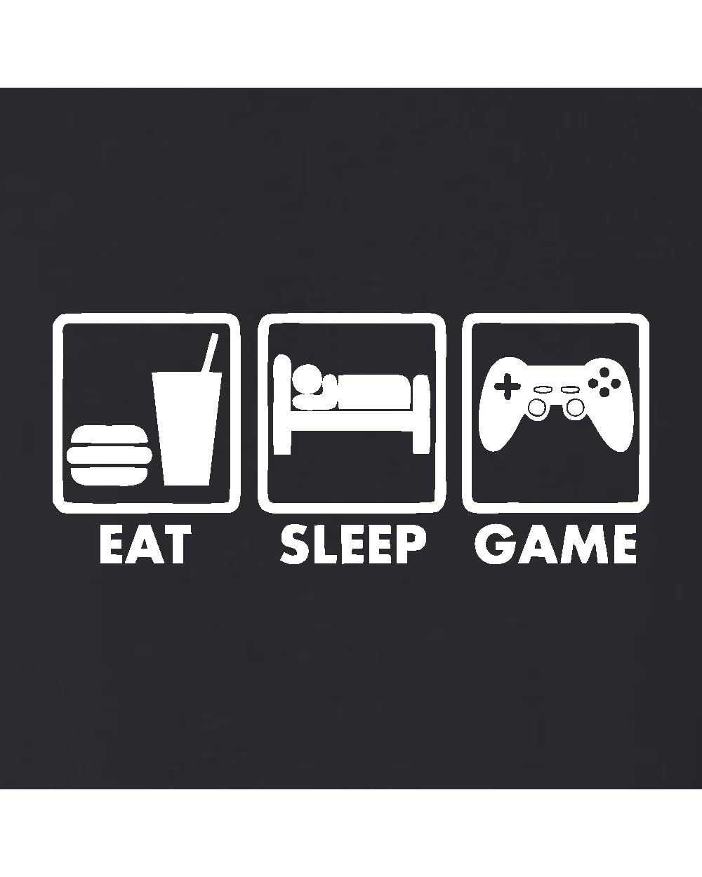 Funny Eat Sleep Game Repeat T-Shirt for Gamers - Cool Youth Gaming Tee for Casual Wear & Esports Events