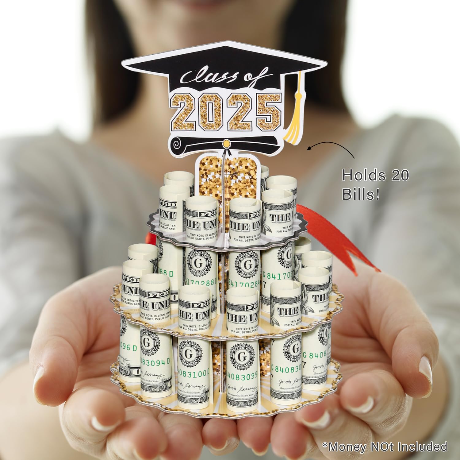 2025 Graduation Money Holder - Cash Gift Envelope for Graduates, Class of 2025 Graduation Party Supplies - Perfect for Graduation Gifts, Money Leis & Cash Cakes (1 Piece) - Great for Graduation Ceremonies, Parties & Gift Giving