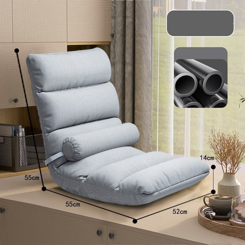 Comfortable Tatami Foldable Recliner Sofa Chair - Adjustable Backrest for Living Room, Bedroom & Outdoor Relaxation | Perfect for Lounging, Napping & Reading