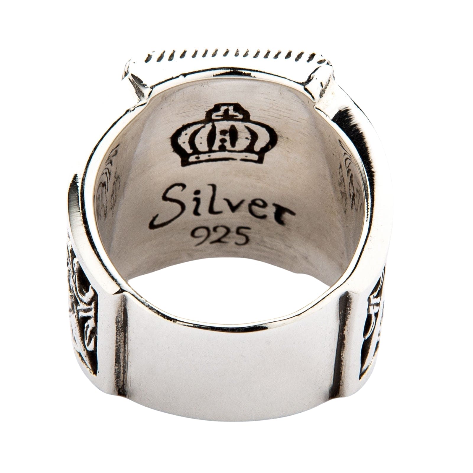 Rasta Lion Rampant Sterling Silver Men's Ring - Jamaican Pride Jewelry for Men - Perfect for Reggae Lovers, Gifts & Special Occasions