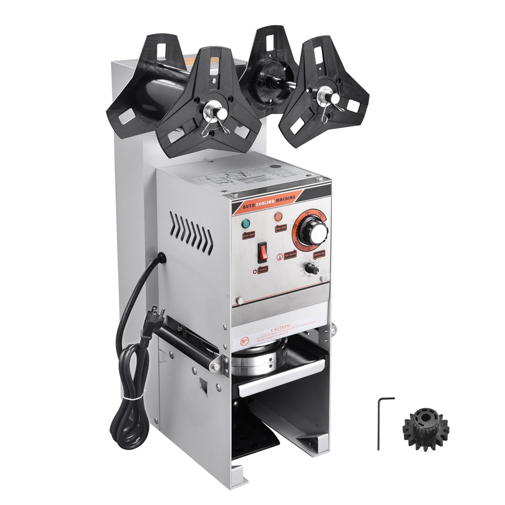 TheLAShop Semi-Automatic Bubble Tea Cup Sealer Machine for Boba Drinks - Perfect for Tea Shops, Cafes & Home Use