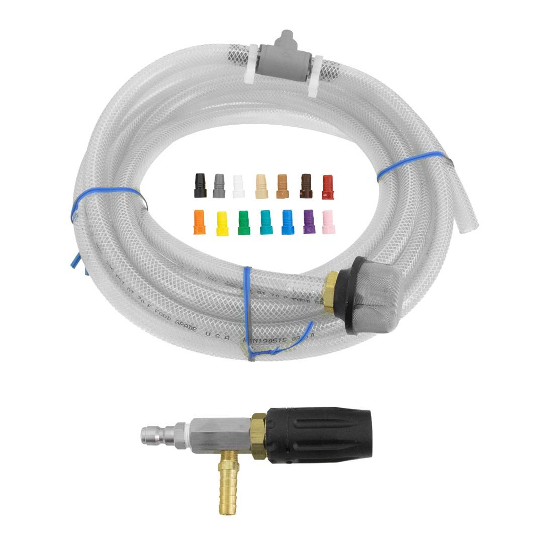 X Jet M5 Injection Nozzle - High Pressure Concrete Cleaning Nozzle for Power Washers | Perfect for Driveway, Sidewalk & Building Exterior Cleaning