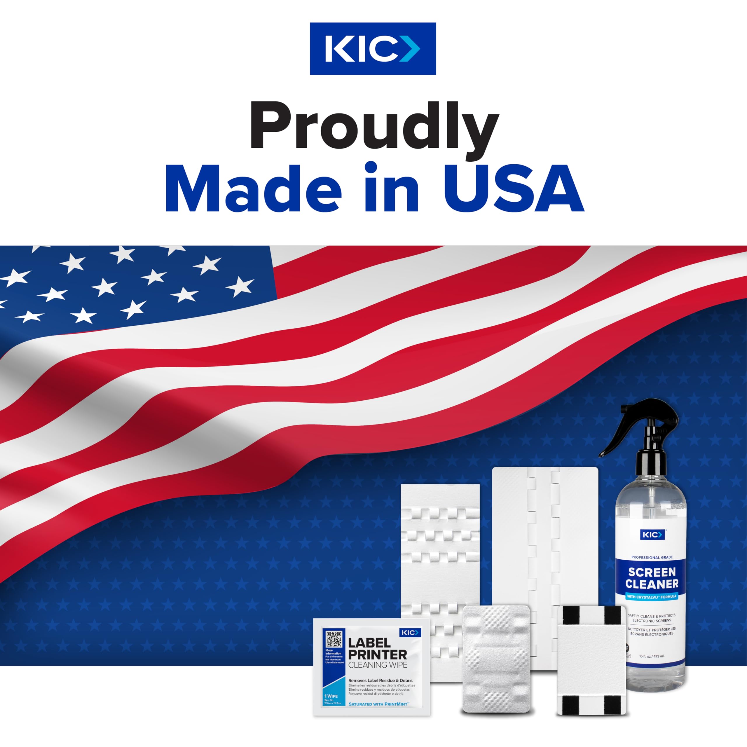 KICTeam - Quick-Drying Presaturated Cleaning Sheets for Inkjet Printers & Copiers (5 Pack, 8.5