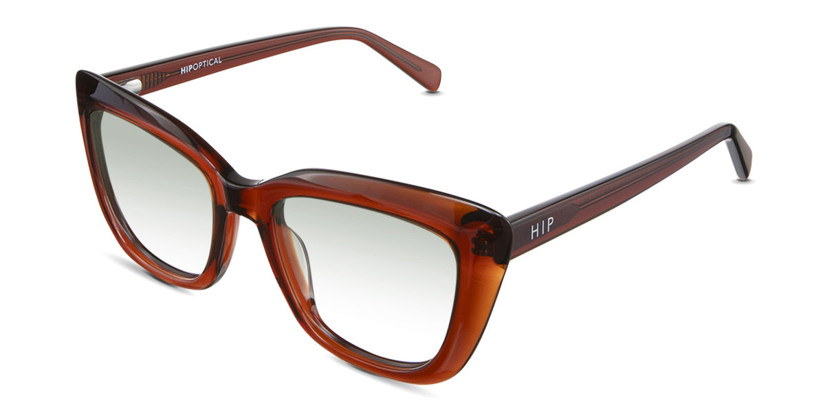 LESA Women's Prescription Tinted Glasses - Stylish & UV Protection for Reading, Driving & Outdoor Activities