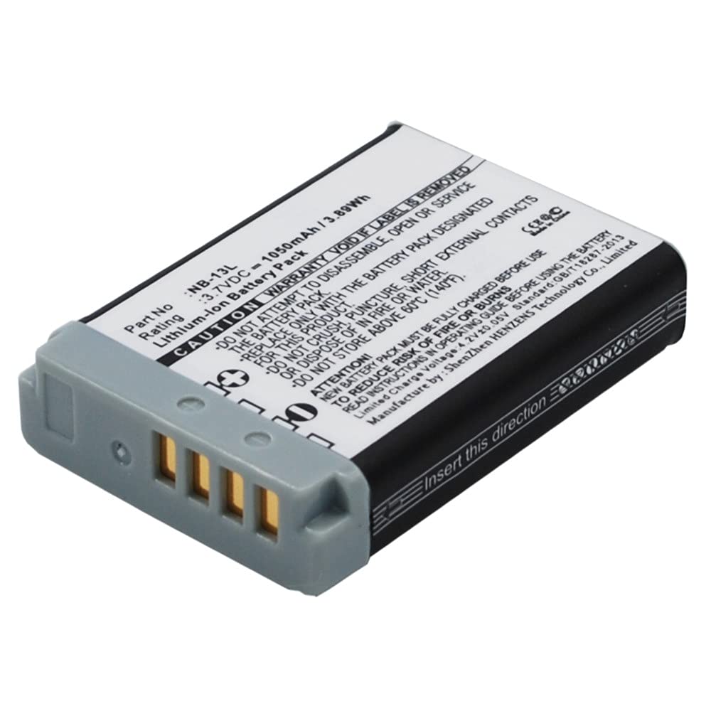 Synergy Digital Camera Battery for Canon PowerShot G7X II - 3.7V Li-ion 1050mAh Replacement Battery | Perfect for Travel Photography, Vlogging & Outdoor Shooting