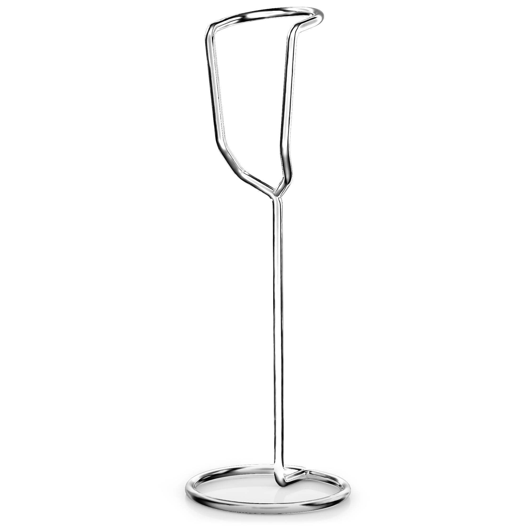 Premium Milk Frother Stand - Heavy Duty Silver Holder for Handheld Frothers | Compatible with Multiple Frother Types | Perfect for Coffee, Latte & Hot Chocolate Making at Home or Café