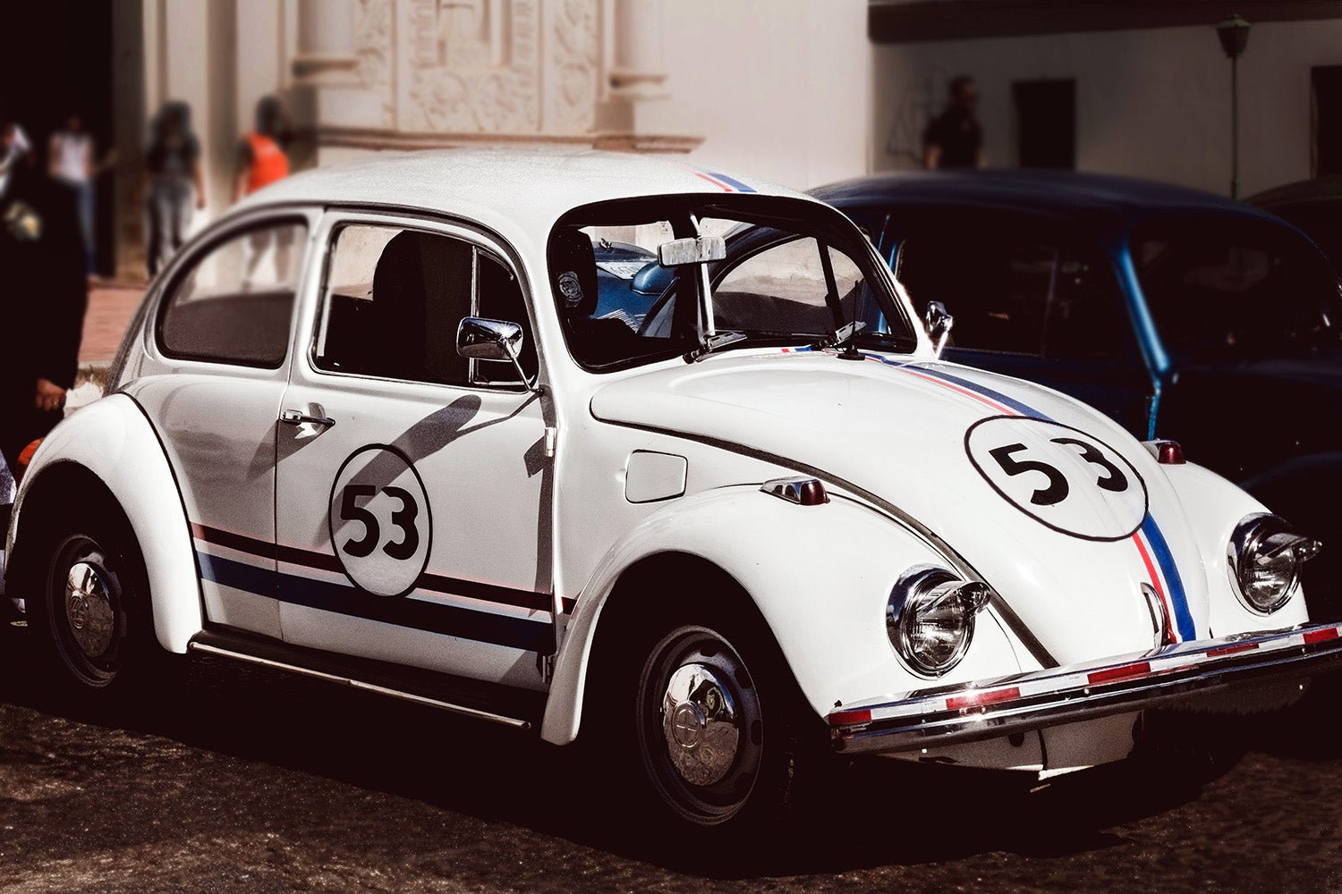 Herbie the Love Bug Race Car Decals - High-Quality Vinyl Stickers for Cars, Laptops & Water Bottles - Perfect for Disney Fans and Racing Enthusiasts
