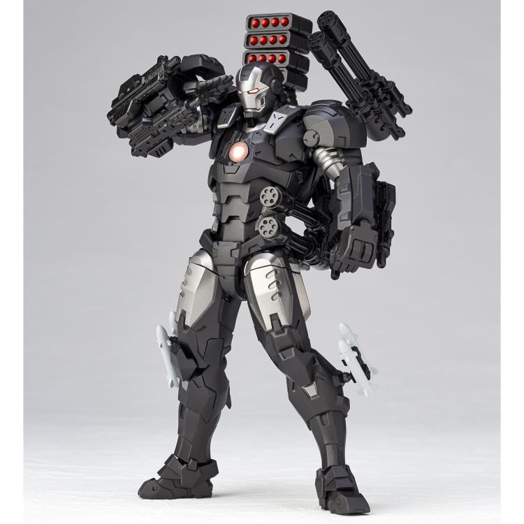 Amazing Yamaguchi Revoltech War Machine No. 016 Action Figure - Highly Articulated Collectible Toy for Marvel Fans | Perfect for Display, Photography & Action Scenes