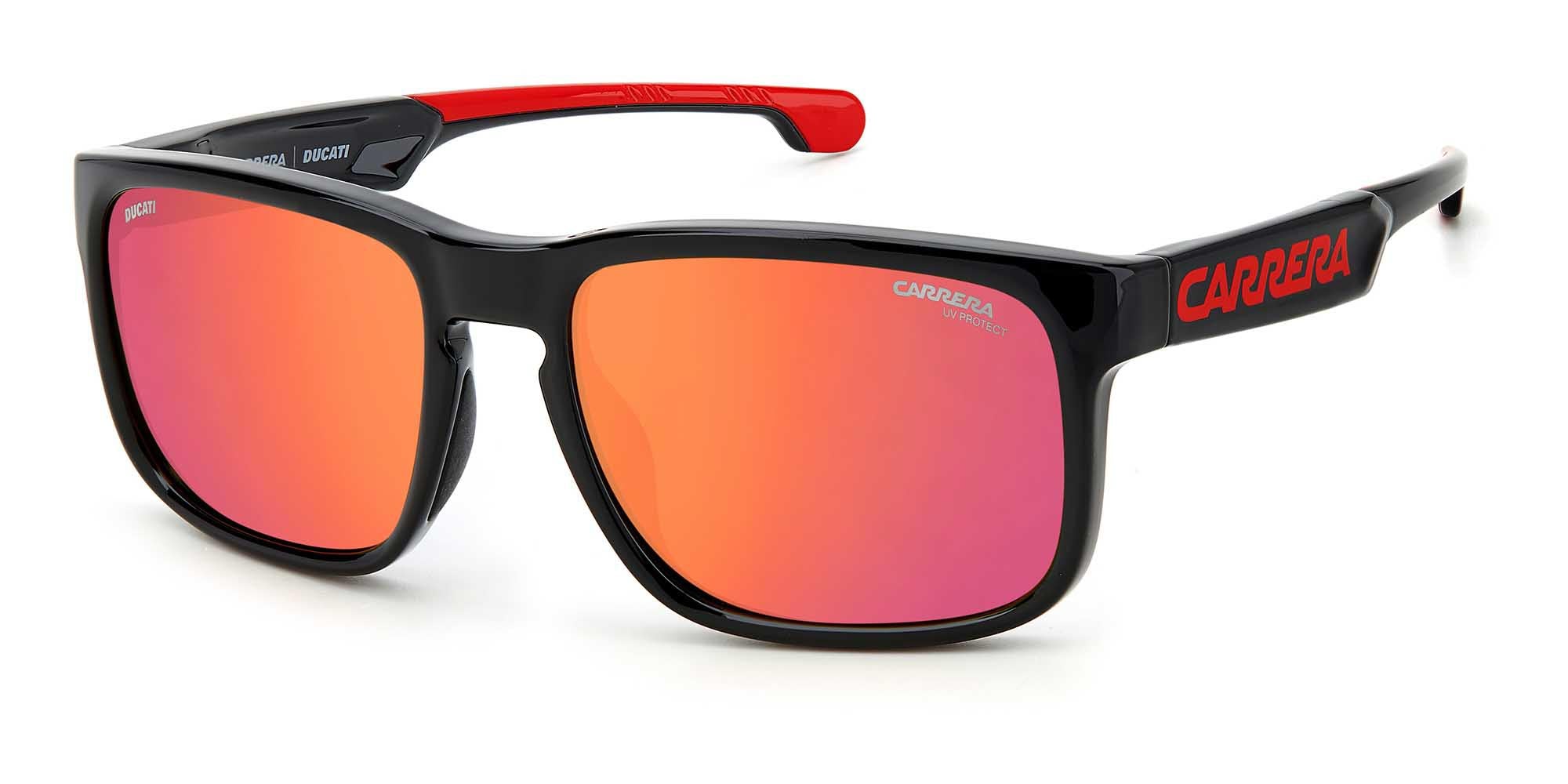Carrera Ducati CARDUC 001/S Sunglasses - Men's Sports Cycling Shades with UV Protection - Perfect for Motorcycle Riding, Biking & Outdoor Adventures