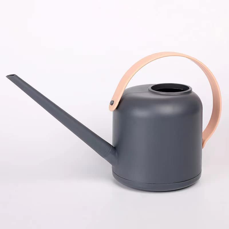 Detachable Long Spout Watering Can 1.8L Large Capacity - Portable Garden Watering Bottle for Indoor & Outdoor Plants, Flowers, Pots - Perfect for Home Gardening, Balcony, Patio (Gray)