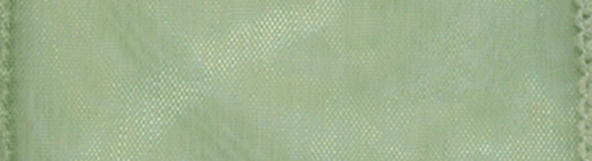 Morex 1-Inch Moss Green Chiffon Ribbon with Wire Edge - 25 Yard Spool for Gift Wrapping, DIY Crafts, Wedding Decorations & Floral Arrangements