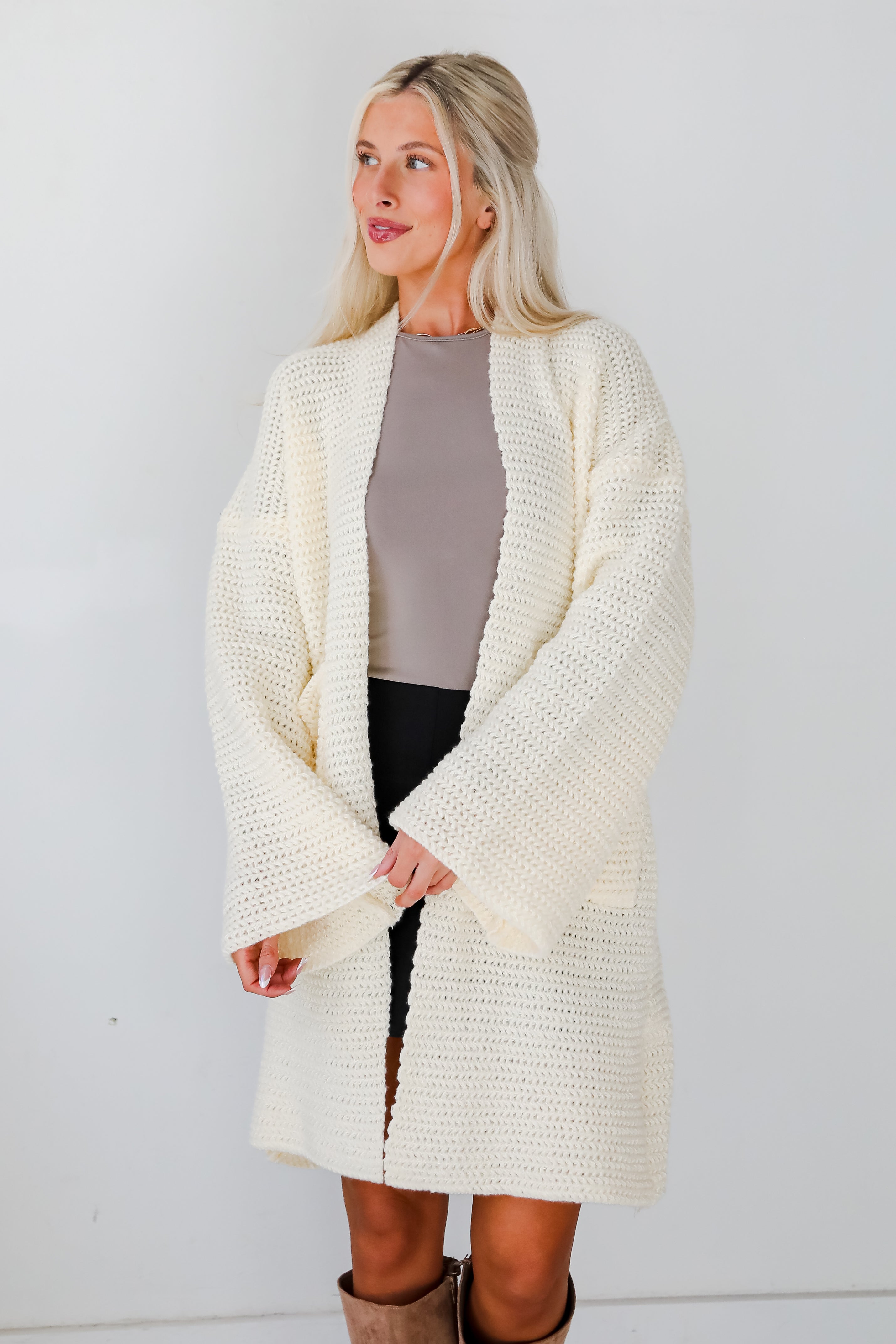 Final Sale - Cozy Daily Fit Sweater Cardigan for Women | Doorbuster Deal | Perfect for Casual Outfits, Office Wear & Layering in Fall/Winter