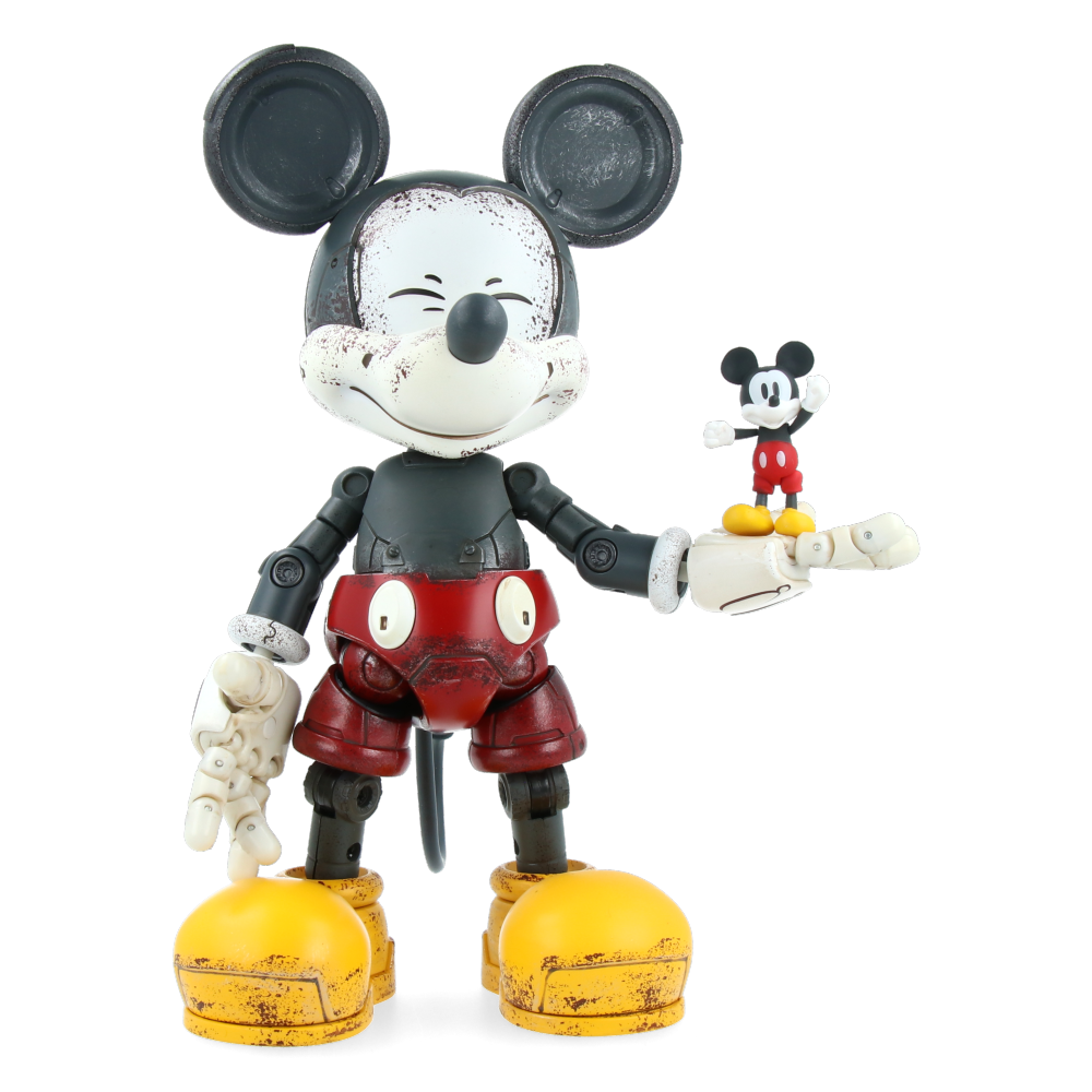 Heat Bubby Figure Mecha Mickey Mouse OB Version - Collectible Robot Anime Toy for Disney Fans, Perfect for Display, Gifts, and Cosplay