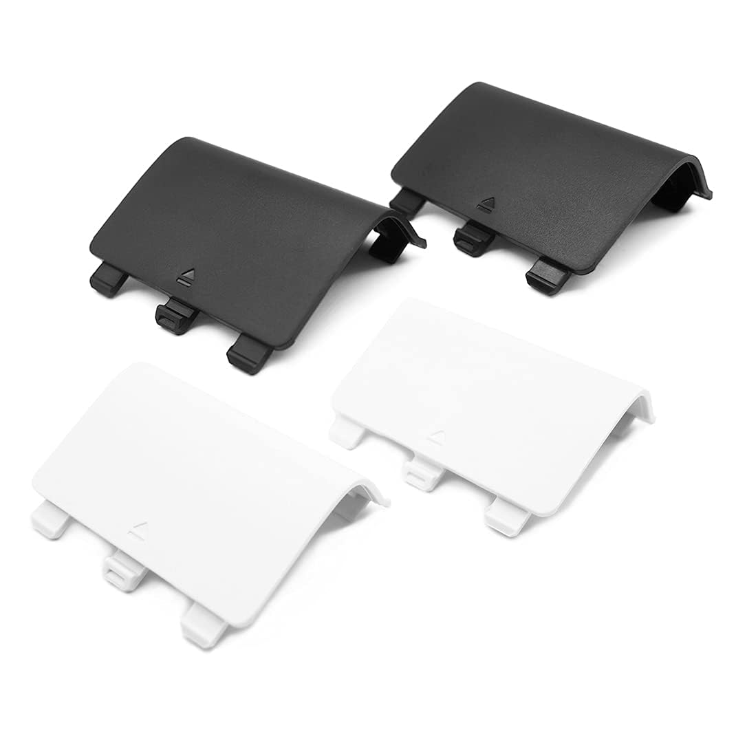 Replacement Battery Cover for Xbox One Controller - White Accessory | Perfect for Gaming, Travel & Home Use