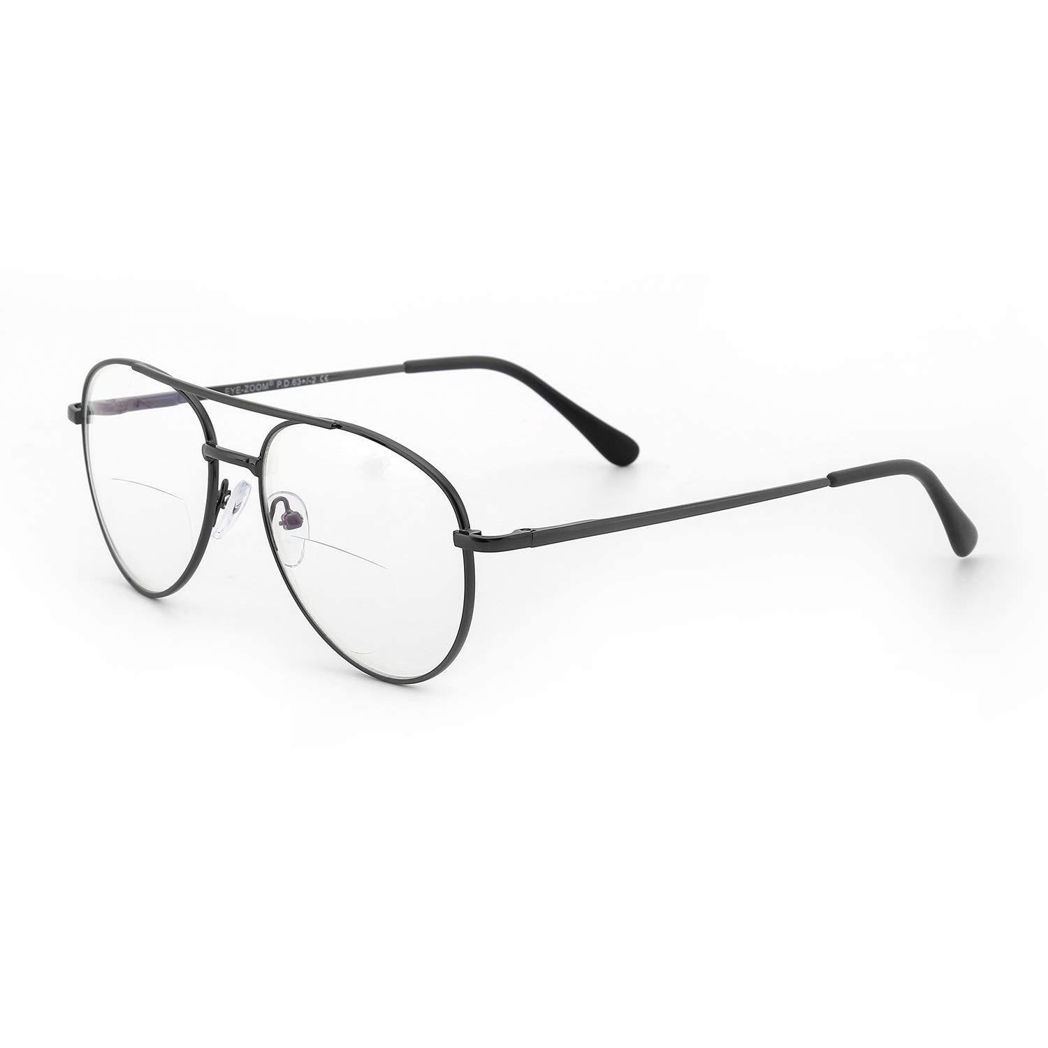 Blue Light Blocking Bifocal Reading Glasses - Aviator Style Anti-UV400 Sunglasses for Men & Women | Perfect for Computer Use, Reading & Outdoor Activities
