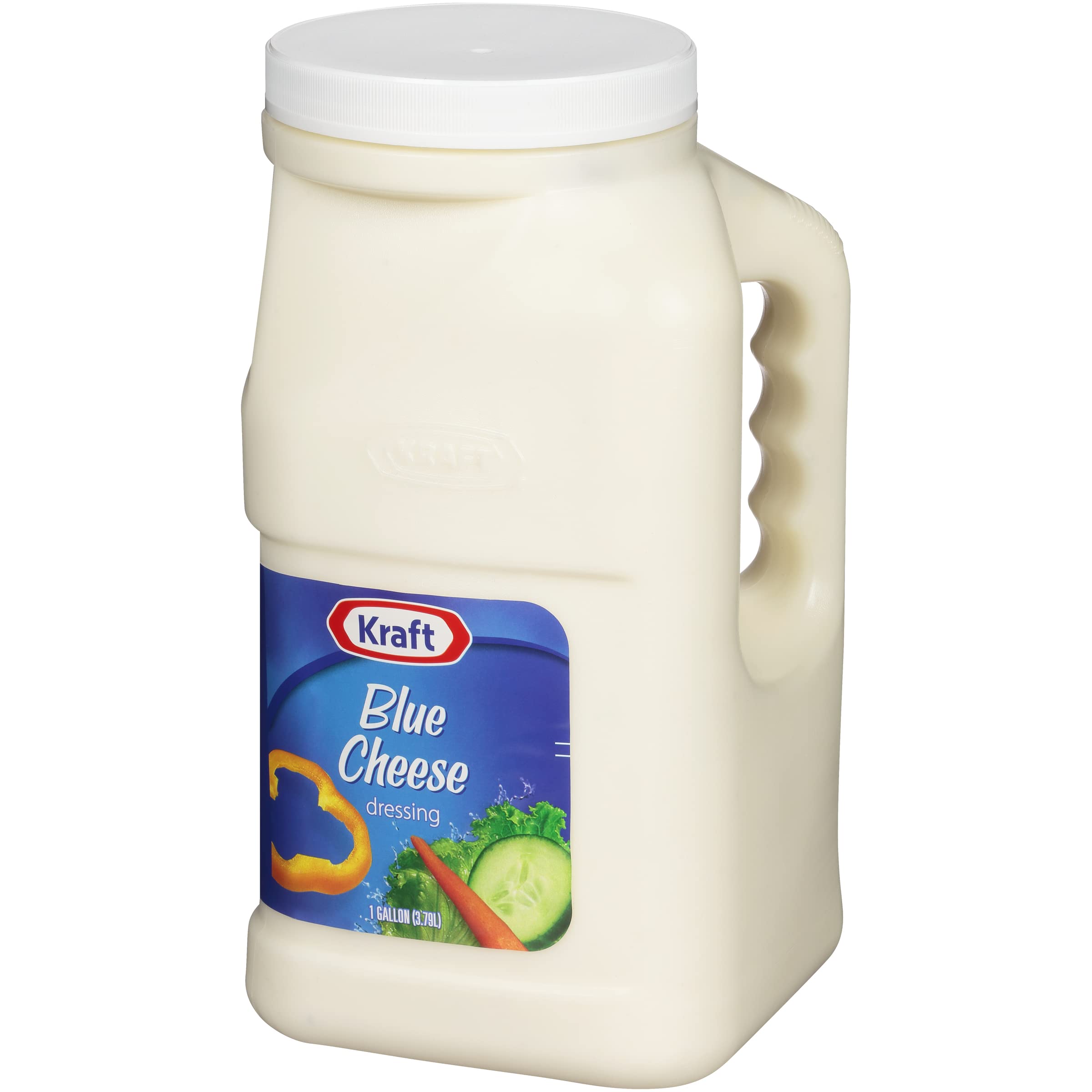Premium Kraft Blue Cheese Salad Dressing - 1 Gallon Jugs (Pack of 4) | Bulk Restaurant-Grade Dressing for Salads, Wings & Dips | Perfect for Catering, Food Service & Home Use