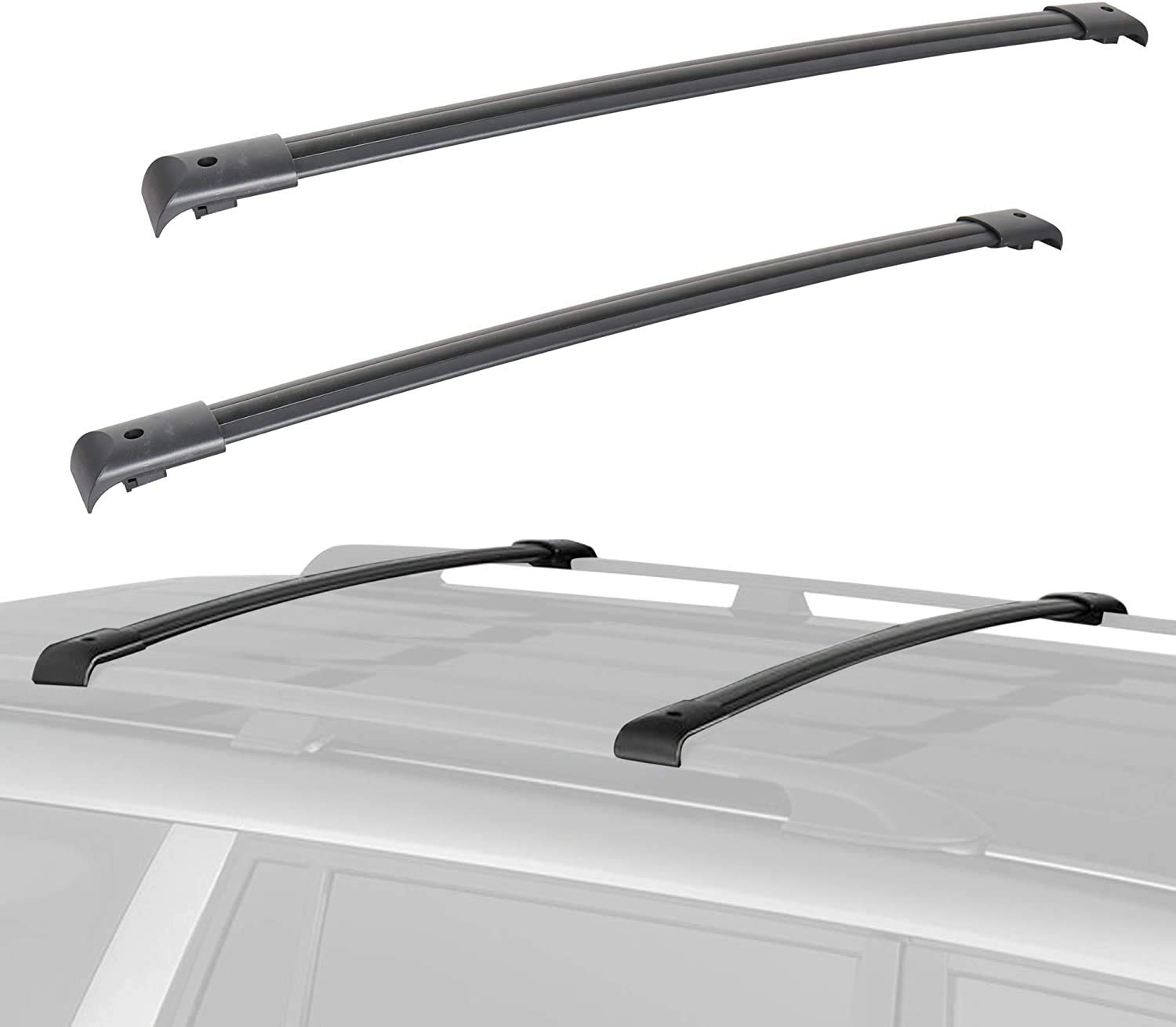 MOSTPLUS Roof Rack Cross Bars for Honda Pilot 2003-2008 | Heavy Duty Cargo Carrier | Universal Fit for Kayak, Canoe, Ski & Snowboard | Perfect for Road Trips & Outdoor Adventures