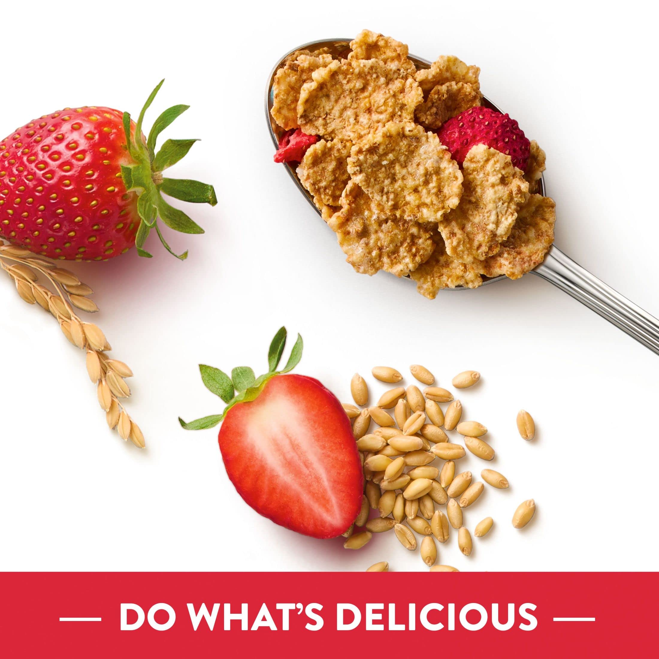 Kellogg's Special K Breakfast Cereal Cups with Real Strawberries & Red Berries - 30oz Case (12 Cups) | 11 Vitamins & Minerals | Perfect for Quick Breakfast, Office Snacks & Healthy On-the-Go Meals