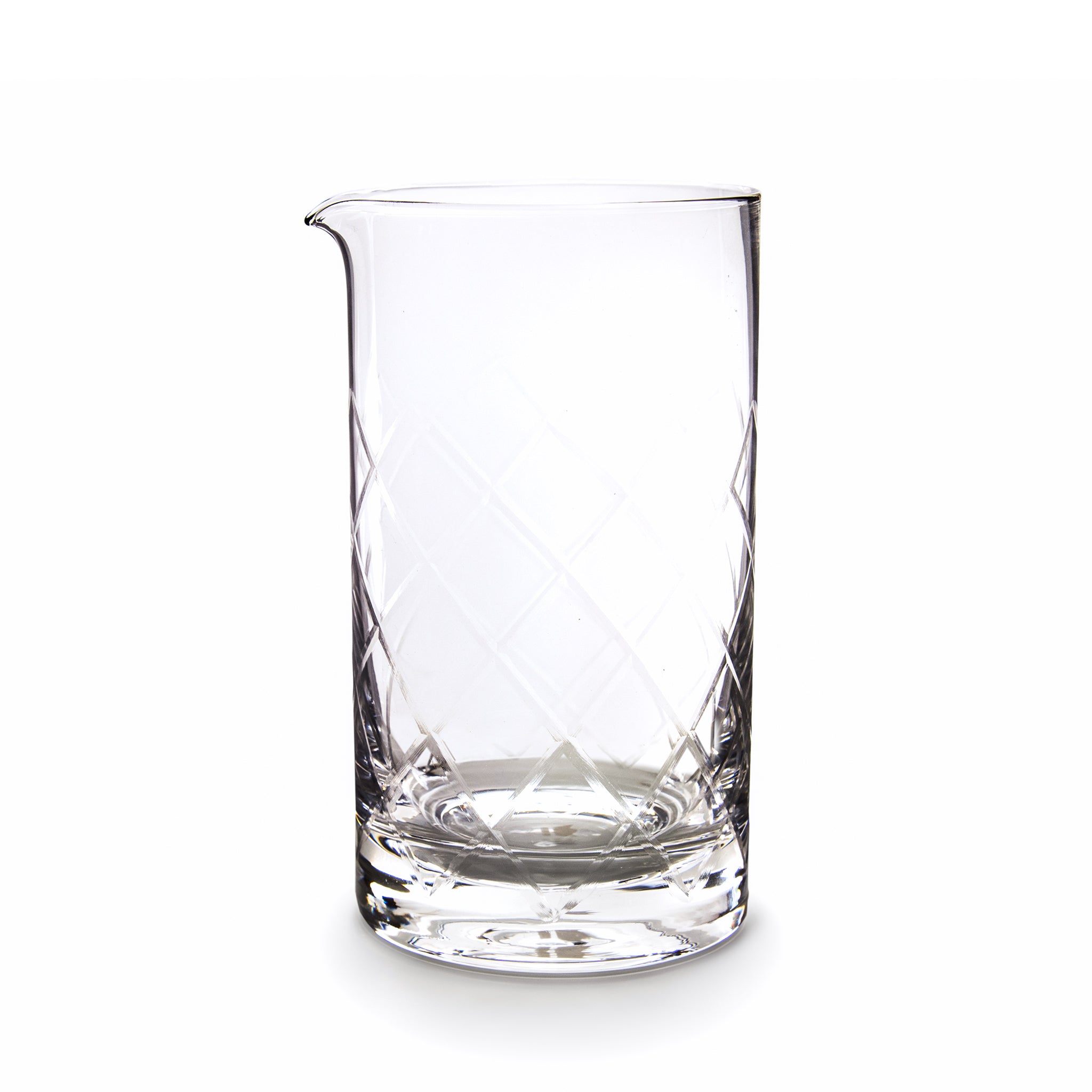YARAI® Premium Seamless Mixing Glass - 675ml (23oz) Large Cocktail Mixing Cup with Flat Base - Perfect for Bartenders, Home Bars & Craft Cocktails