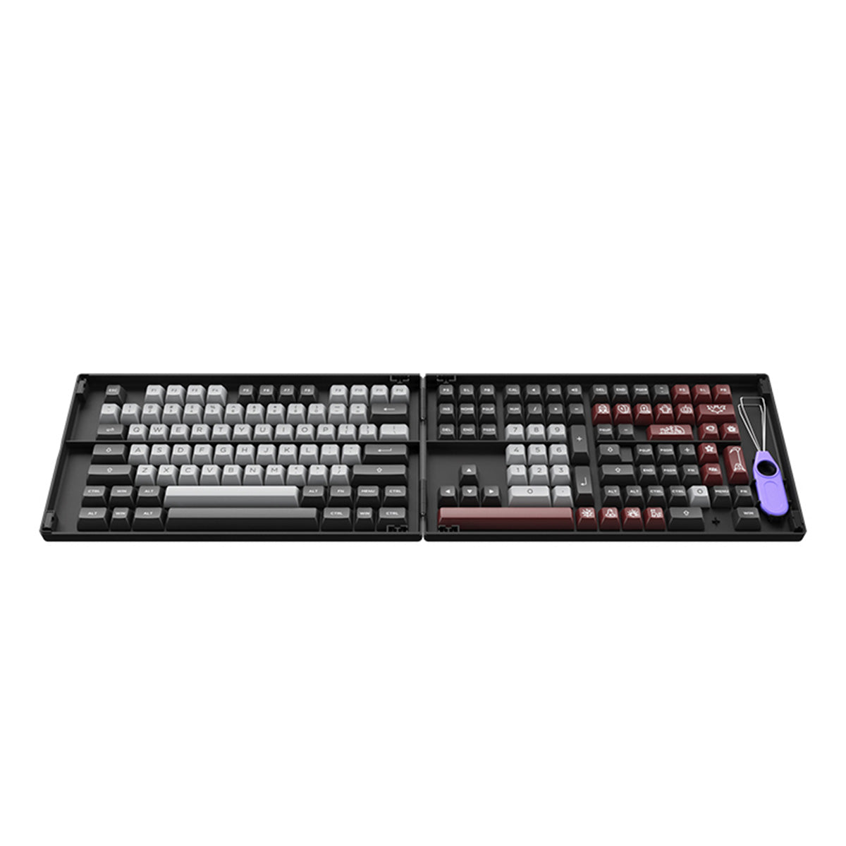 Akko Dracula Fullset PBT Doubleshot ASA Profile 198 pcs Keycaps - Custom Mechanical Keyboard Keycap Set for Gaming & Typing Enthusiasts