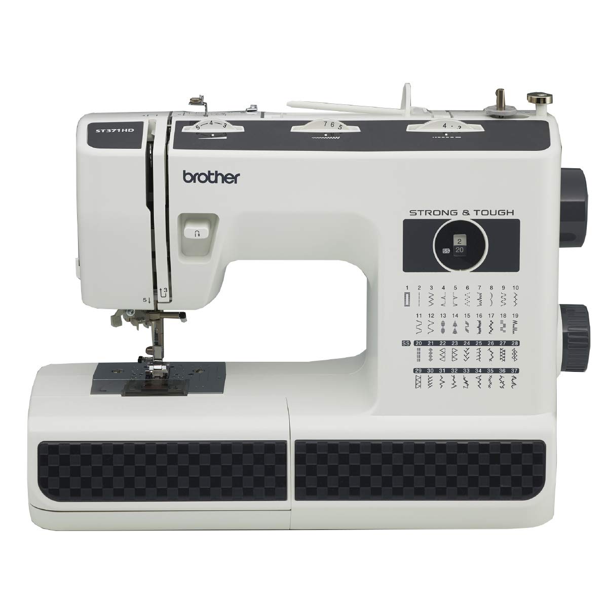 Brother ST371HD Heavy Duty Sewing Machine with 37 Built-in Stitches | Free Arm & 6 Included Presser Feet | Perfect for Quilting, Denim & Home Decor Projects