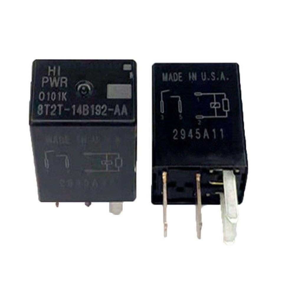 High Power Relay Switch Replacement Kit 8L8T-14B192-AA 8T2T-14B192-AA O101K - Compatible with Automotive & Industrial Electrical Systems - Perfect for Vehicle Repair and Equipment Maintenance