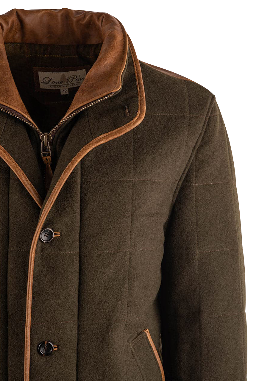 Lone Pine Geneva Cashmere Coat for Women - Soft & Warm Olive Green Winter Coat | Perfect for Office, Travel & Special Occasions