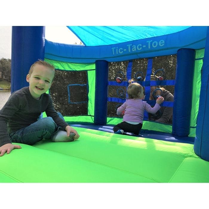 Island Hopper Shady Play Inflatable Bounce House for Kids - Indoor/Outdoor Game Room, Birthday Parties & Backyard Fun