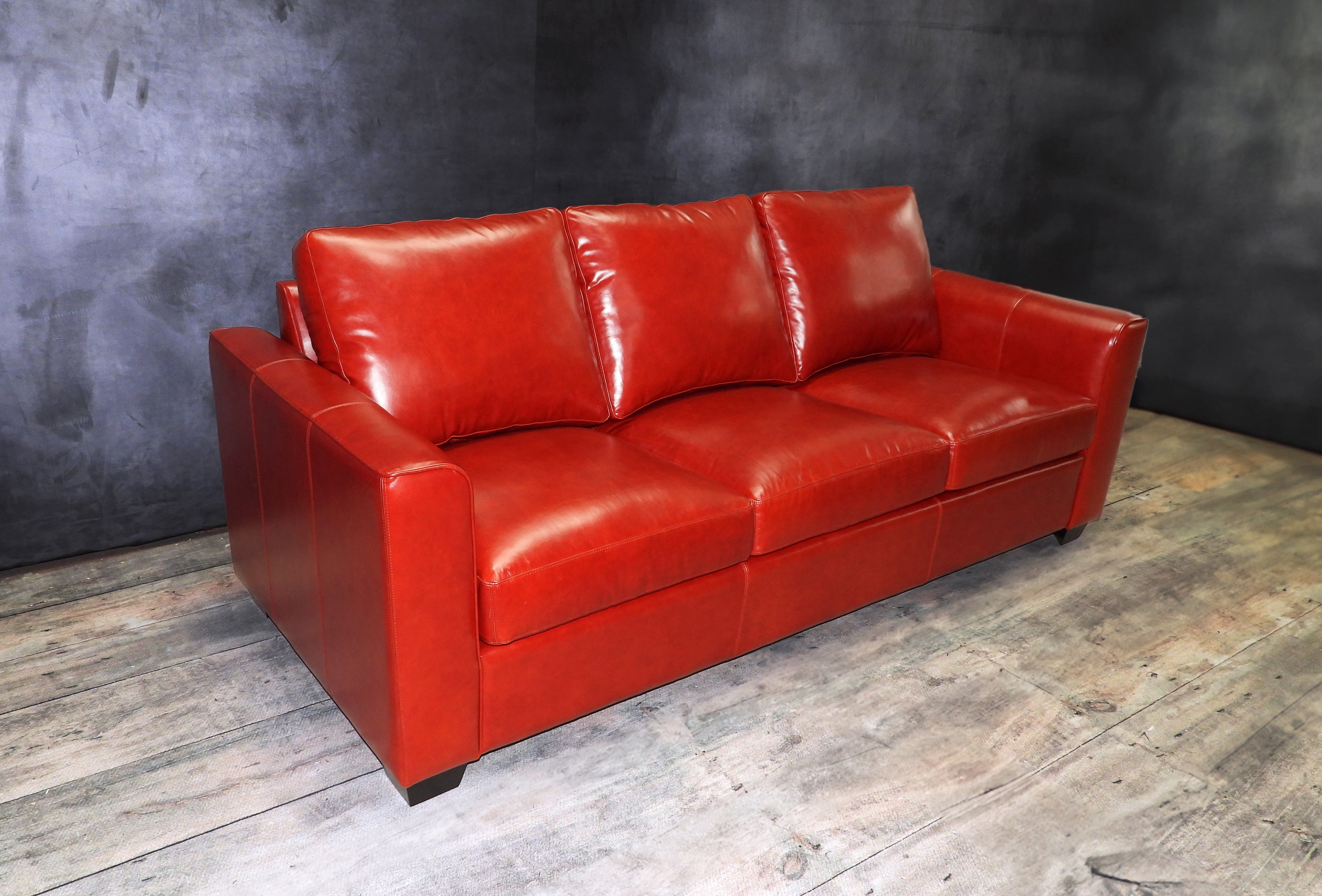 Premium Torino Leather Sofa - Modern Luxury Genuine Leather Couch for Living Room, Office & Lounge - Comfortable & Stylish Home Furniture