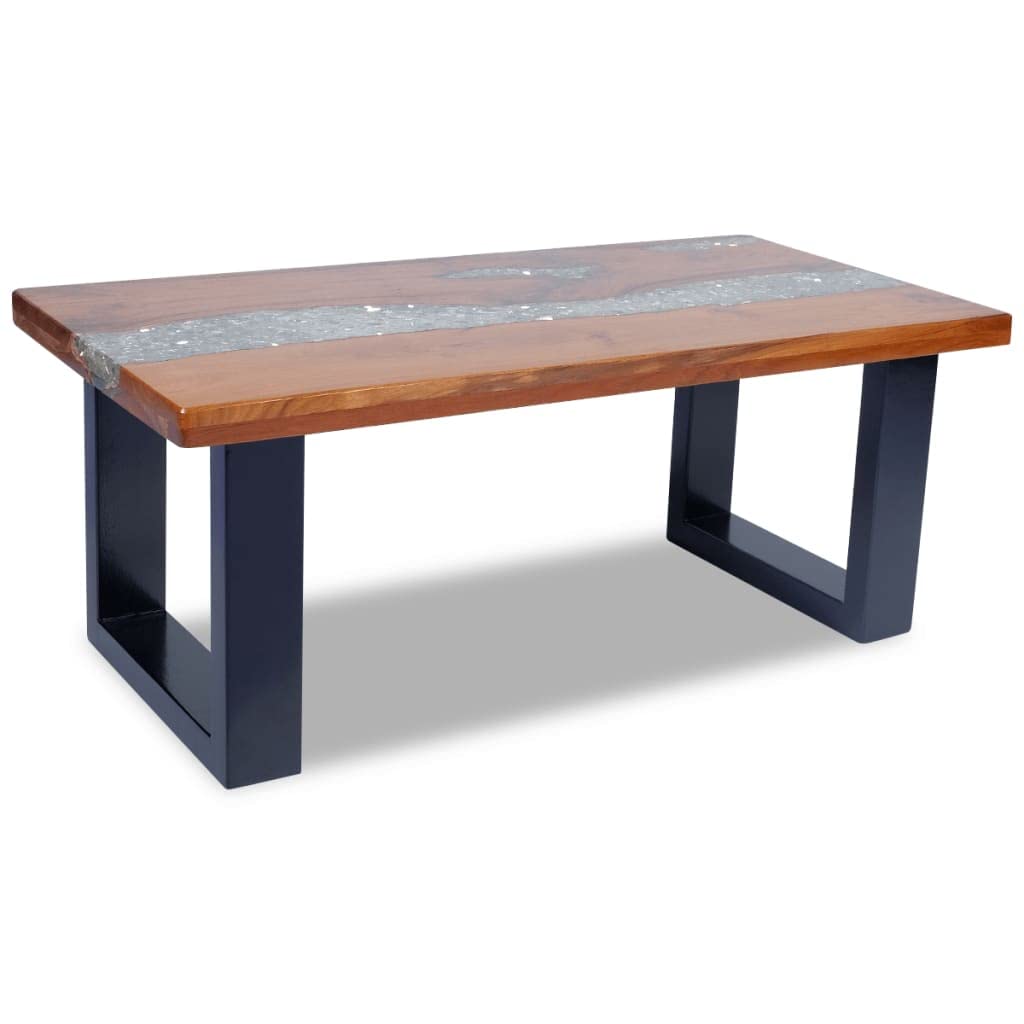 Rustic Wood Coffee Table - 39.4