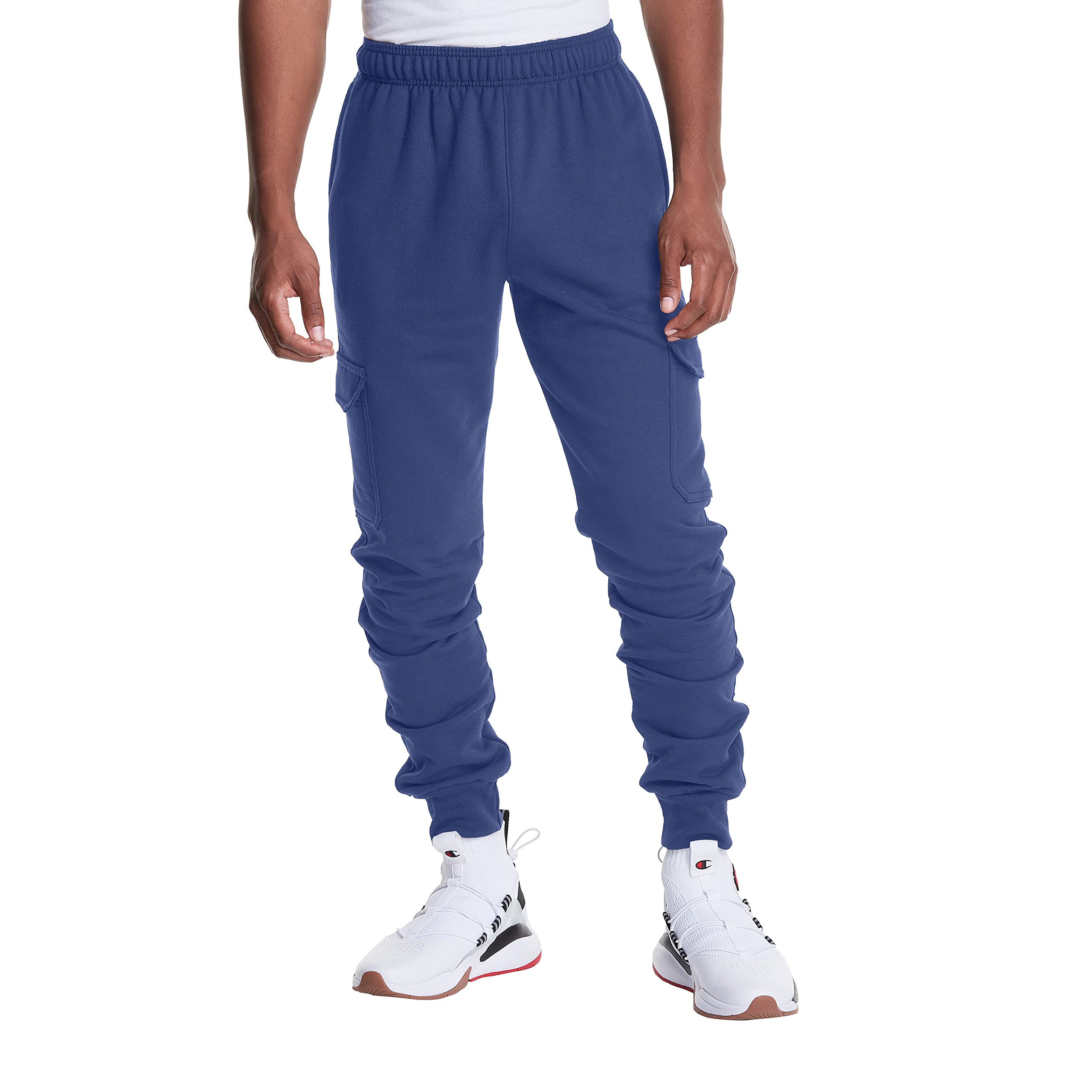 Champion Men's Powerblend Cargo Jogger Pants - Comfortable Athletic Sweatpants with Pockets for Workout & Casual Wear | 31