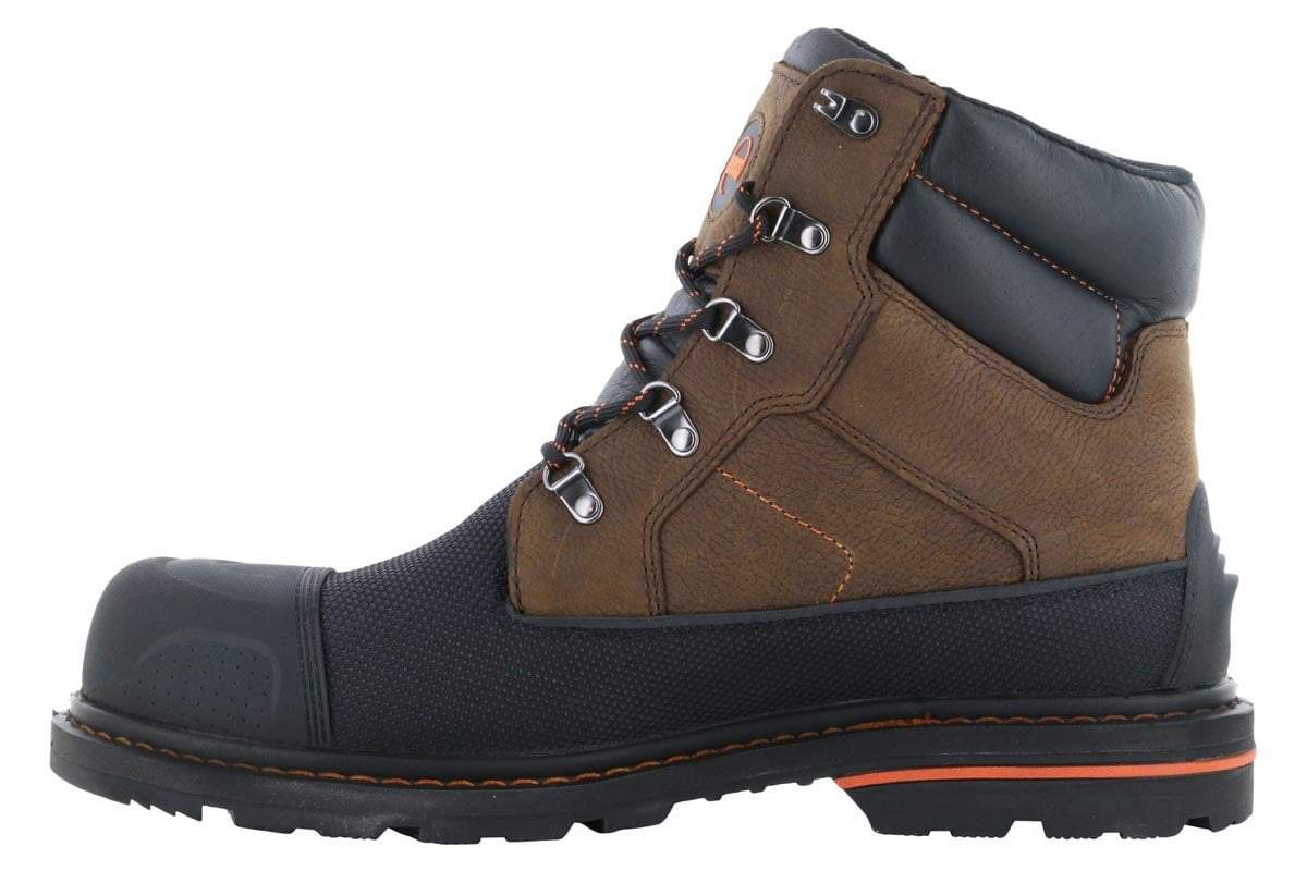 Hoss K Tough 6 Composite Toe Work Boots for Men - Lightweight Safety Shoes with Slip & Oil Resistant Outsole - Perfect for Construction, Warehouse & Industrial Work