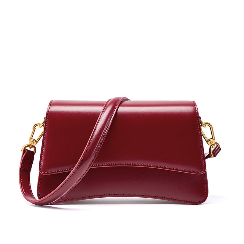 Genuine Leather Shoulder Bag for Women - Stylish Crossbody Purse & Underarm Tote Handbag - Perfect for Work, Travel, and Everyday Use