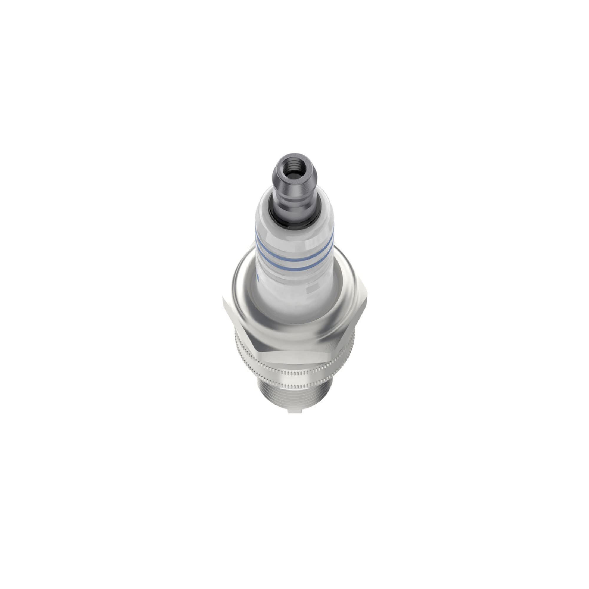 Bosch WR7DC (+1) Nickel Spark Plugs - Set of 4 for Improved Engine Performance & Fuel Efficiency - Perfect for Cars, Trucks & Motorcycles