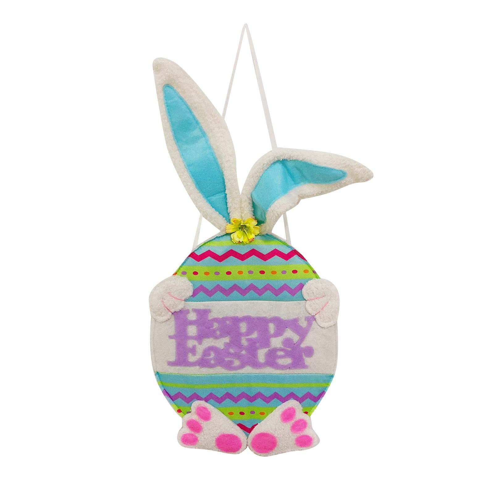 Easter Bunny Decorations for Home - Holiday Party Decor, Front Door & Window Ornaments, Easter Egg Decor for Indoor/Outdoor Use - Perfect for Spring Celebrations & Easter Egg Hunts
