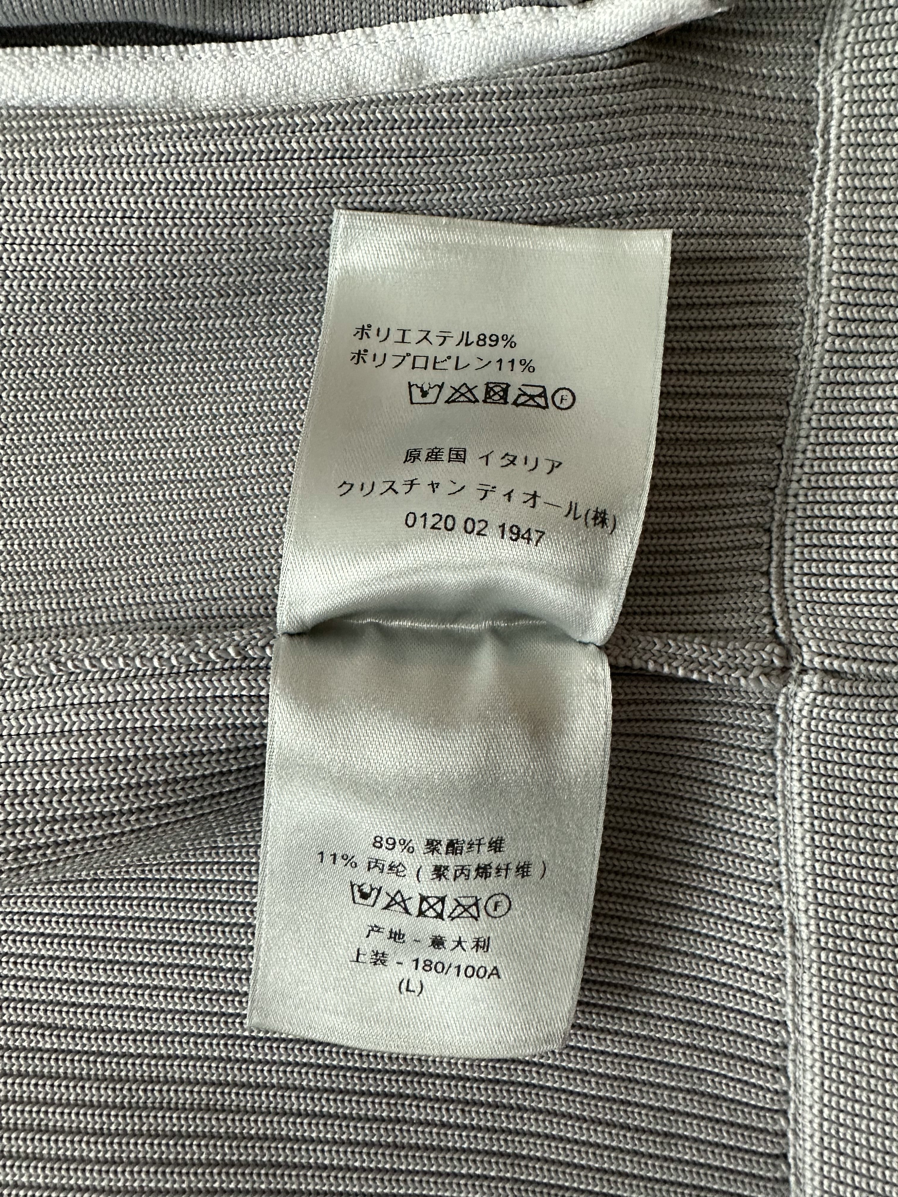 Dior Grey & White Oblique Zip Up Jacket for Men - Stylish Designer Outerwear for Casual Wear & Street Fashion