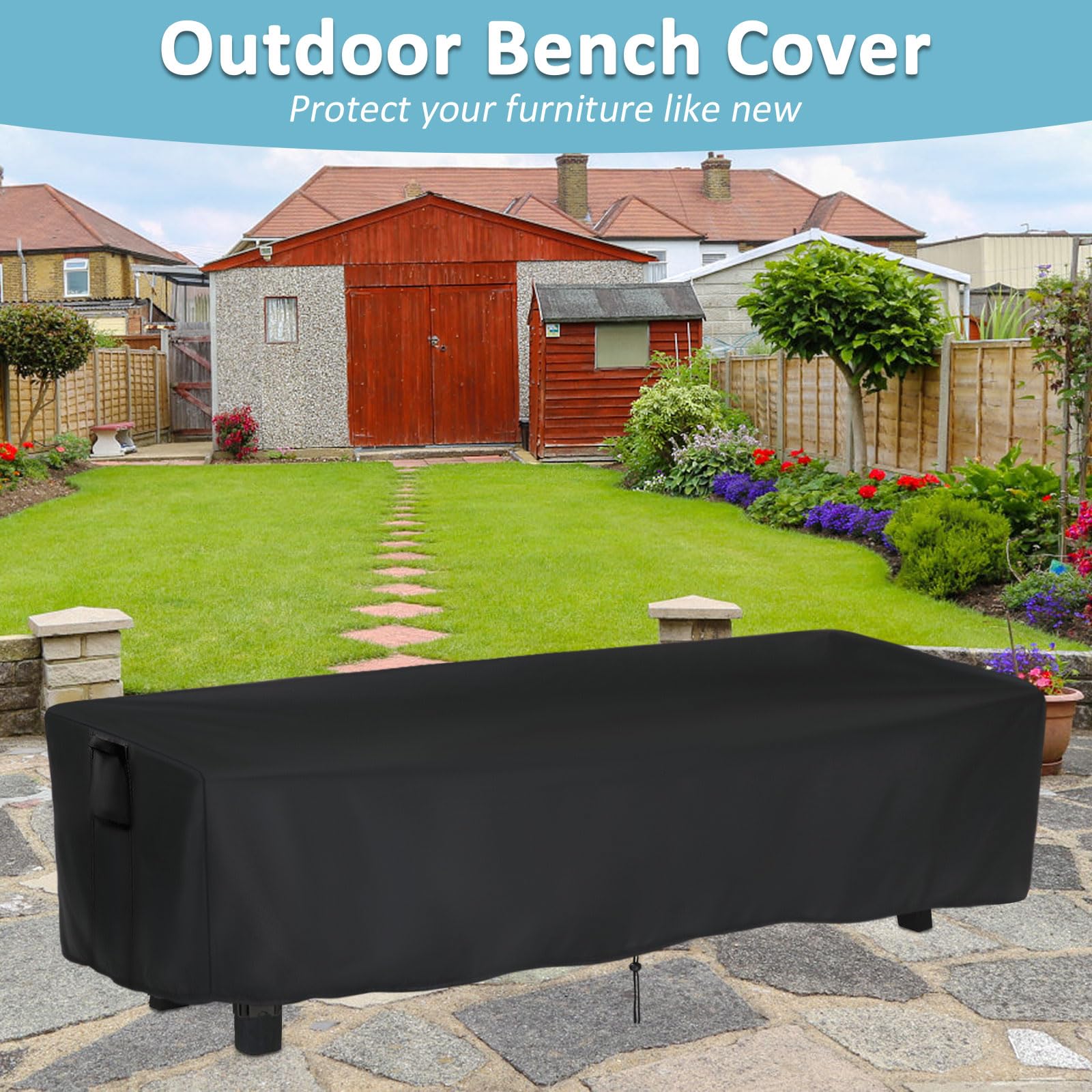 Waterproof Outdoor Bench Cover 63