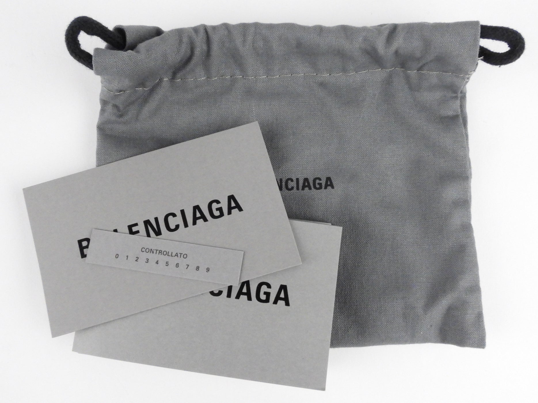 Balenciaga Black Grained Leather Neo City Tri Fold Mini Wallet for Women - Luxury Compact Card Holder & Cash Organizer - Perfect for Everyday Use, Travel, and Gifts