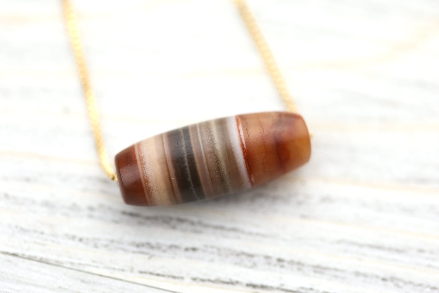 Ancient Sardonyx Fire Energy Bead Bracelet - Natural Gemstone for Chakra Healing, Meditation & Spiritual Protection | Perfect for Yoga, Reiki & Energy Work