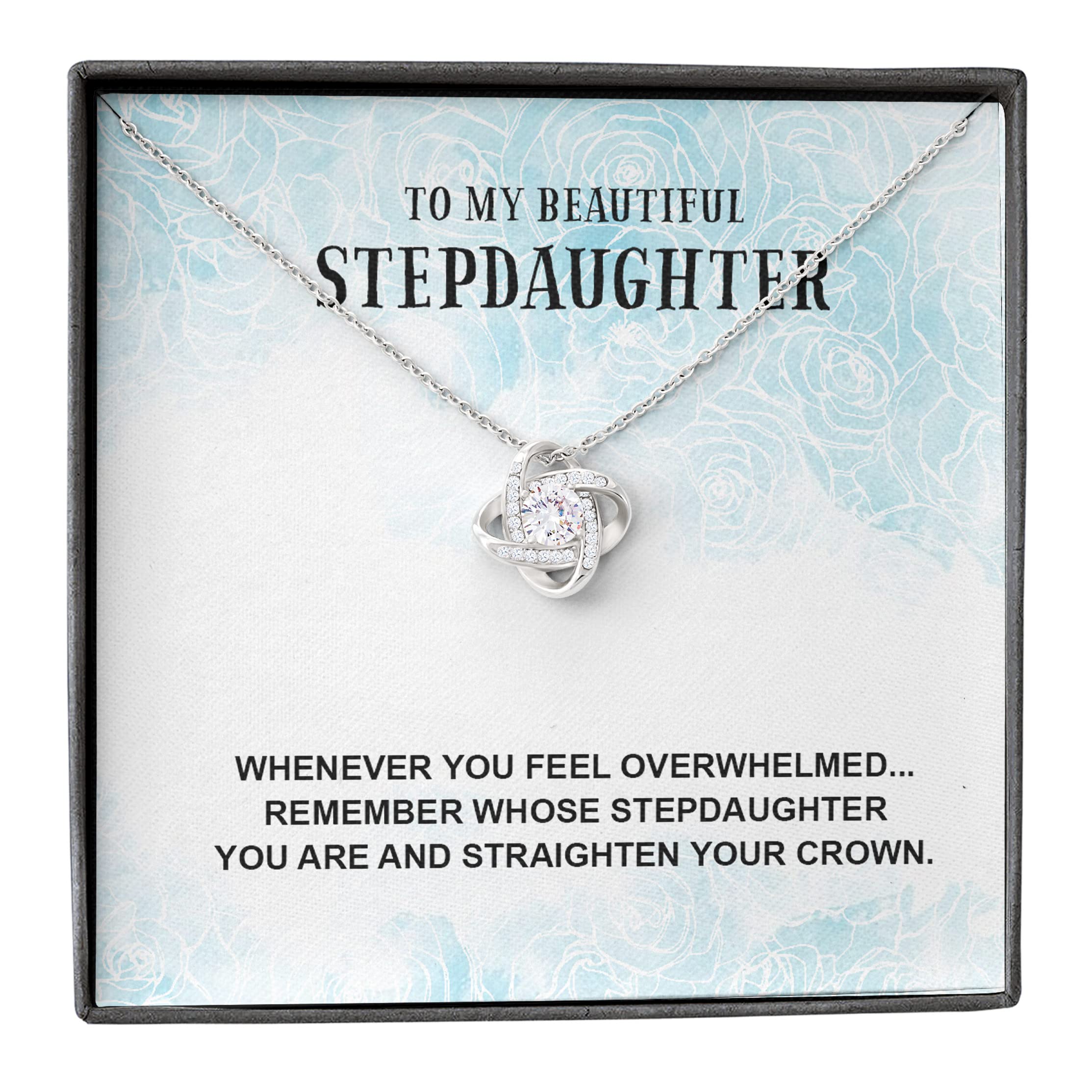 Stepdaughter Necklace Gift from Stepmom - Heartfelt Jewelry for Bonus Daughter, Adopted Daughter & Unbiological Mom - Perfect Birthday, Christmas & Special Occasion Present - Ideal for Stepfamily Bonding, Mother-Daughter Moments & Meaningful Gifting