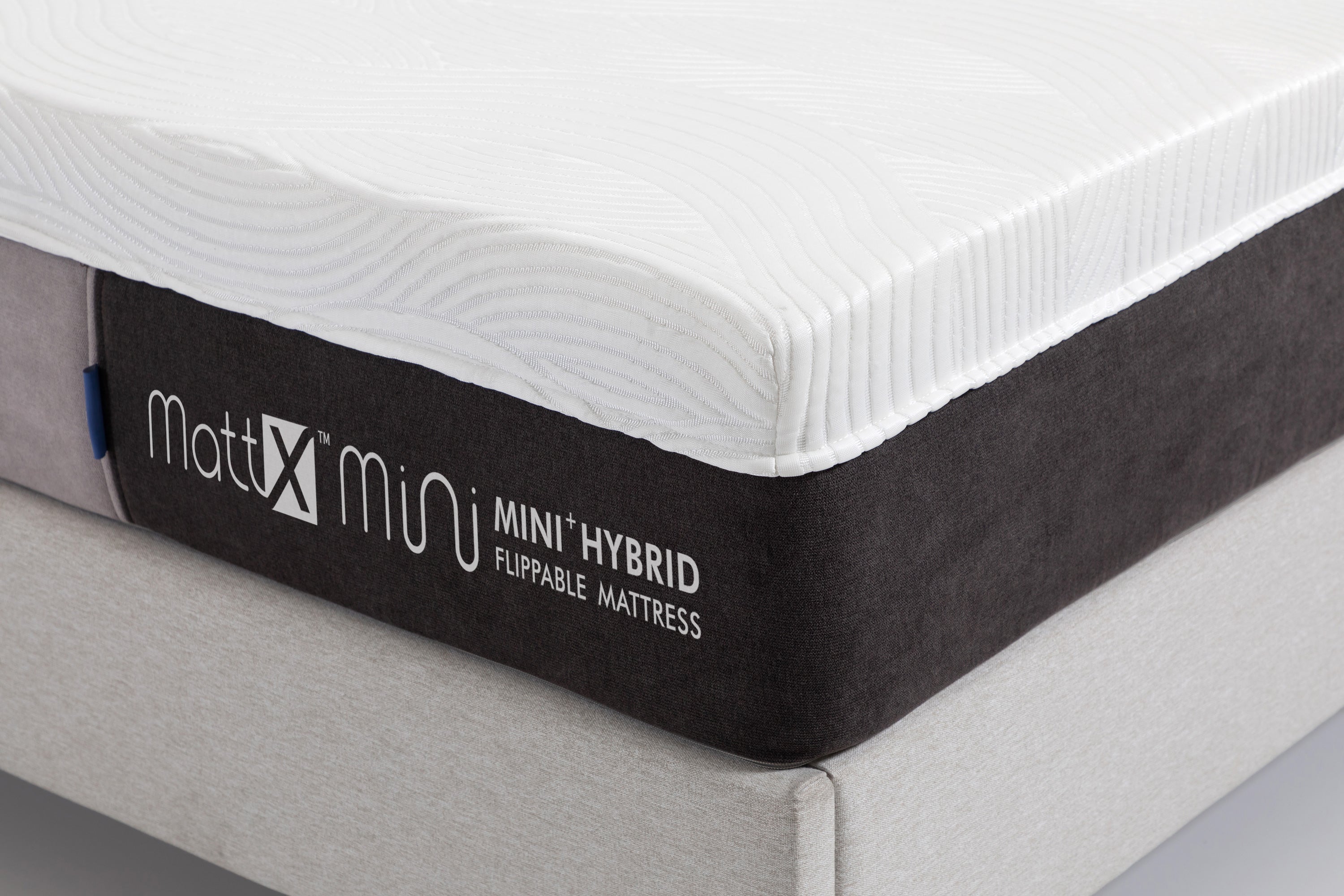 Mini Plus Hybrid Mattress & Smart Bed Base Bundle - Queen Size Cooling Gel Memory Foam for Back Pain Relief | Perfect for Small Bedrooms, Guest Rooms & Apartments