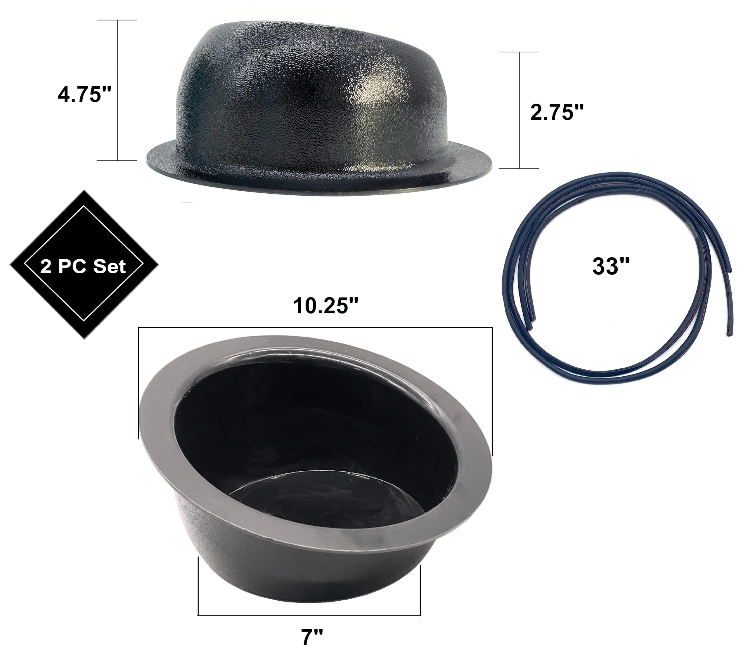 Universal Angled Speaker Enclosures for 6.5