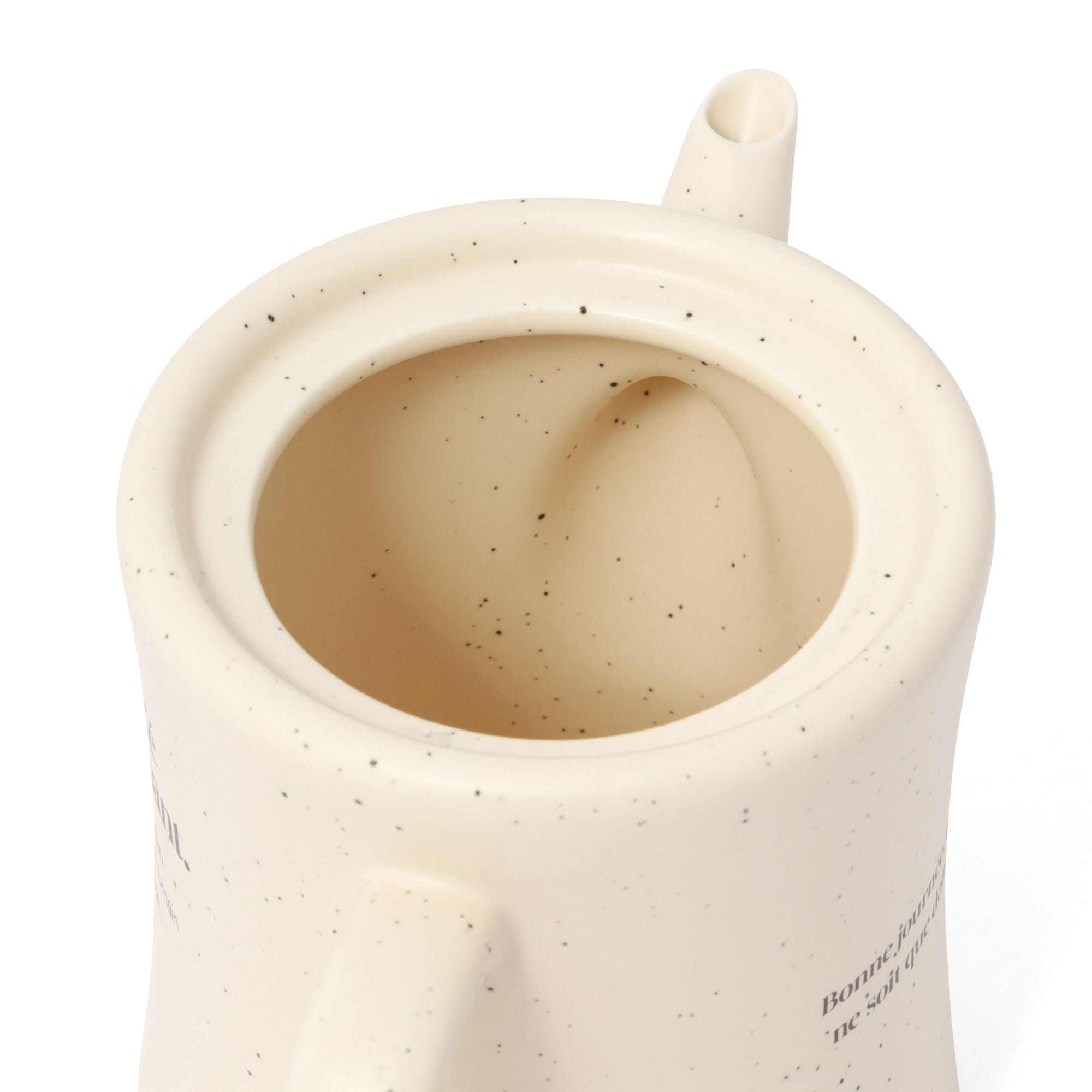 Premium Le Cafe Teapot in Elegant Ivory - Perfect for Afternoon Tea, Coffee Brewing & Home Decor