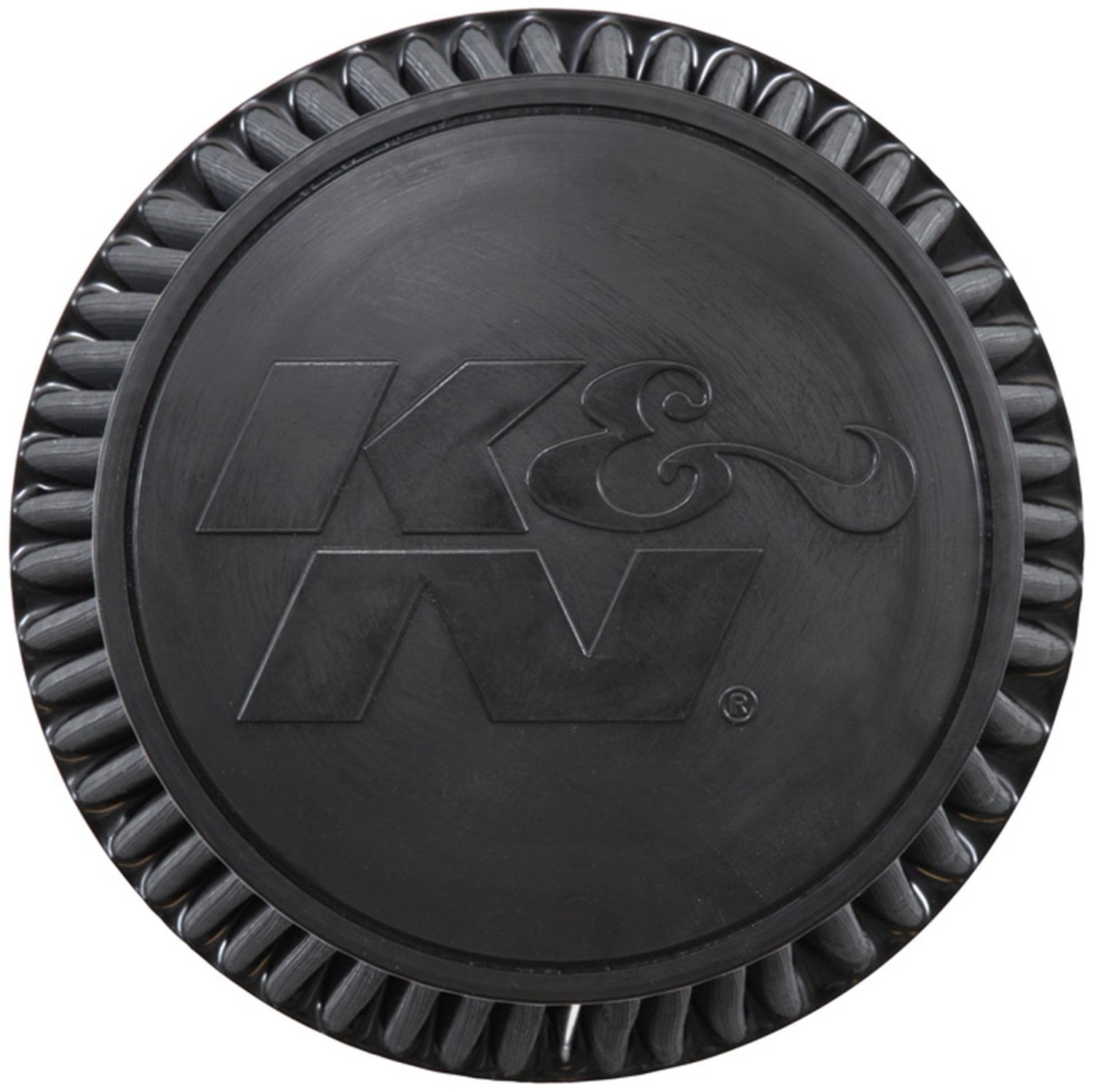 K&N RU-5177HBK Universal Washable Air Filter - 6 Inch Flange, 7.5 Inch Height, Dry Synthetic & Oil-Free - Fits Trucks, SUVs & Performance Vehicles - Improves Engine Airflow & Protection