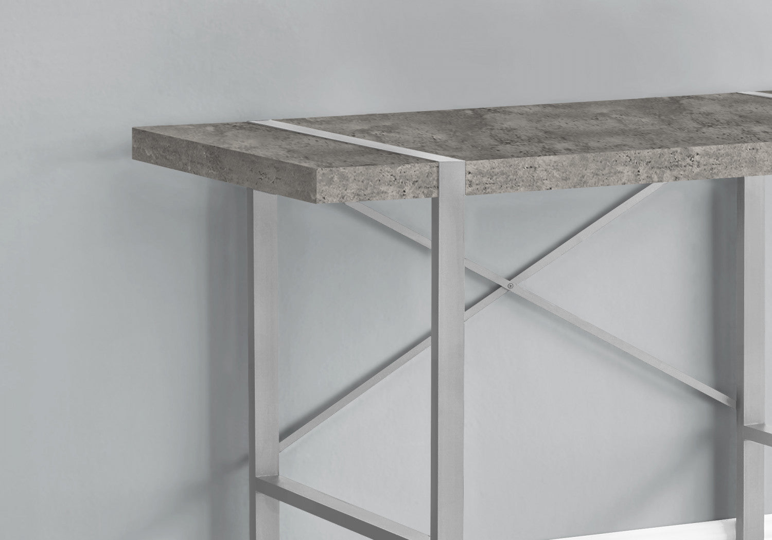 Dray Desk - Modern Concrete Grey Office Desk for Home & Workspace | Ergonomic Design for Productivity & Comfort