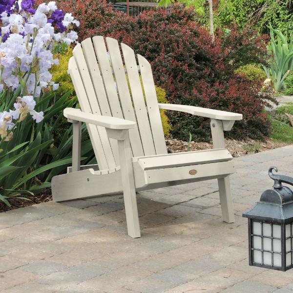 Hamilton Outdoor Folding & Reclining Adirondack Chair - Portable Patio Lounge Chair for Backyard, Poolside & Beach - Weather-Resistant Comfort for Relaxing Outdoors